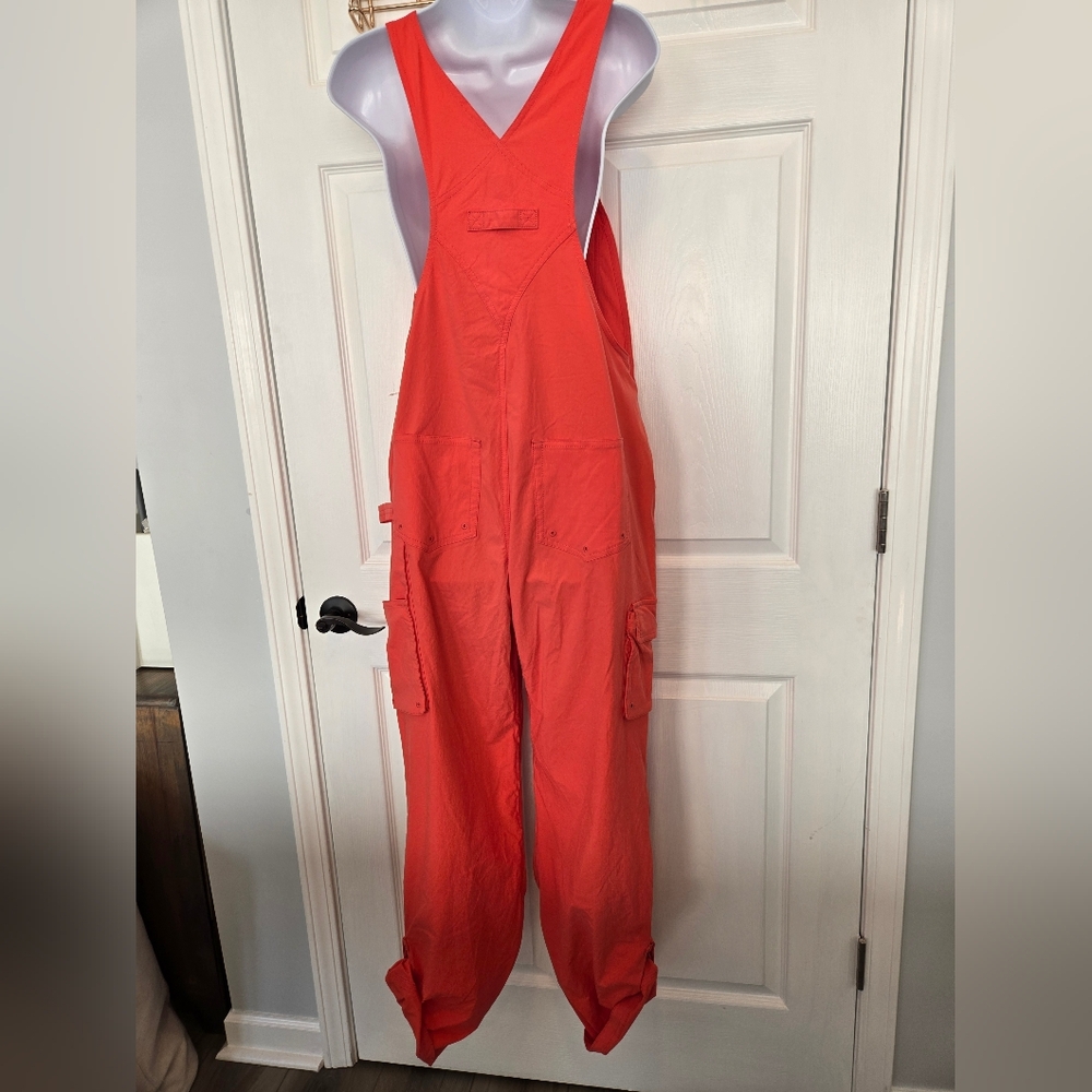 👩🏻‍🌾 DULUTH TRADING CO | Garden Heirloom Overalls Poppy  Red, sz XSx33 - Picture 4 of 8